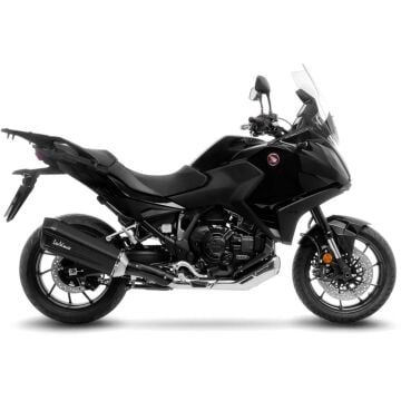 Honda NT 1100 2022-2024 LeoVince Lv12 Siyah Çelik Slip-On Egzoz