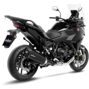 Honda NT 1100 2022-2024 LeoVince Lv12 Siyah Çelik Slip-On Egzoz