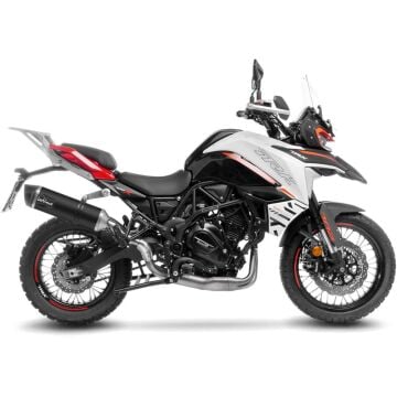 Benelli TRK702/X 2023-2024 Leovince LV One Evo Siyah Slip-On Egzoz