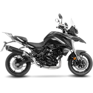 Benelli TRK702/X 2023-2024 Leovince LV One Evo Siyah Slip-On Egzoz