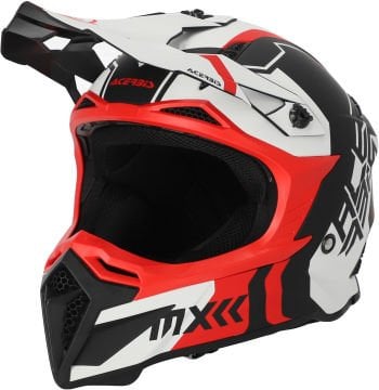 Acerbis Profile 5 Motocross Kask Beyaz/Kırmızı