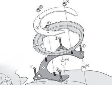 Givi BF09 Depoustu Canta Aparatı (DUCATI)