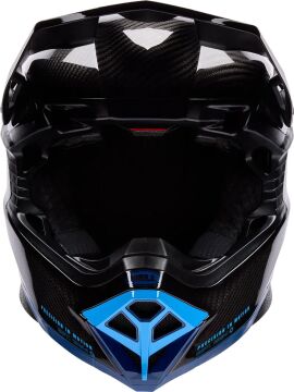 Bell Moto-10 Mıps Spherical Strike Karbon Motocross Kapalı Kask Mavi