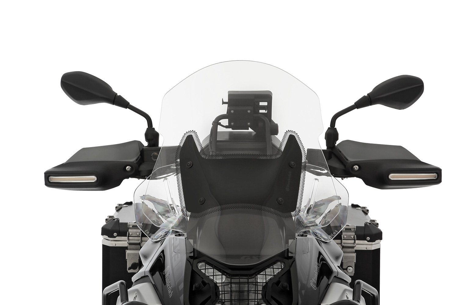 BMW R 1300 GS ve GS Adventure Wunderlich Ön Cam Koruma ACC'siz Şeffaf