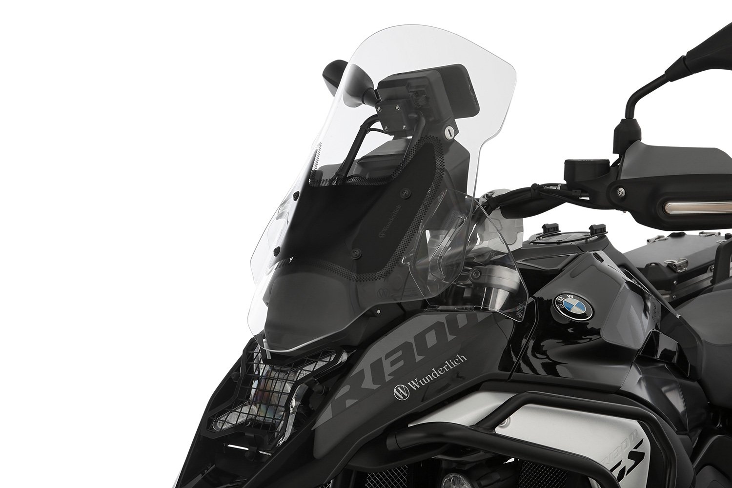 BMW R 1300 GS ve GS Adventure Wunderlich Ön Cam Koruma ACC' li Şeffaf