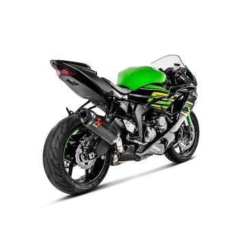 Kawasaki ZX-6R / 636 2009-2026 Akrapovic Egzoz Slip-On Karbon