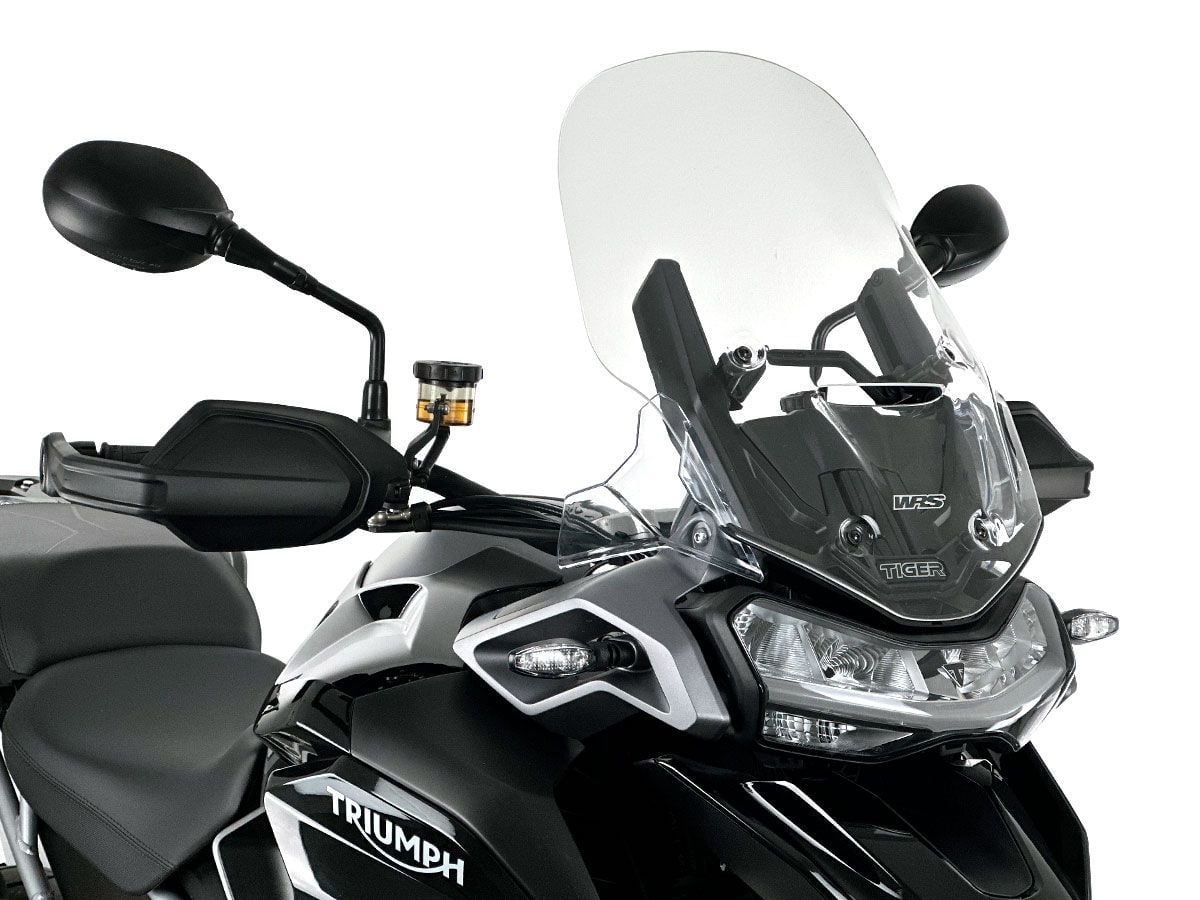 WRS Ön Cam Touring Şeffaf Triumph Tiger 1200 Gt / Pro / Explorer / Rally 2022-2026