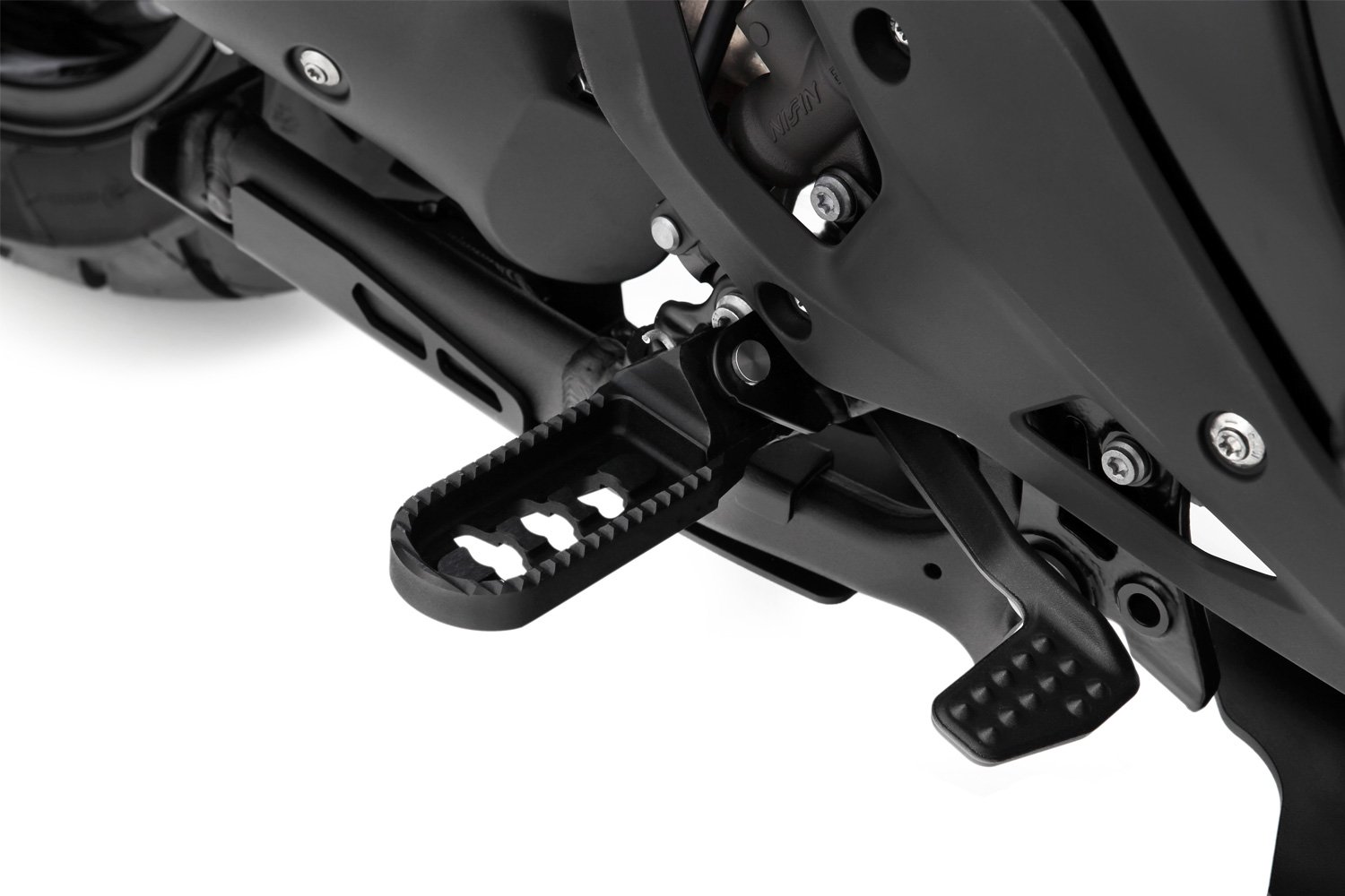 BMW R 1300 GS ve GS Adventure Wunderlich Alt Ayak Dayanağı Siyah