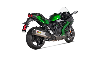 Kawasaki Ninja H2 SX 2021-2025 Akrapovic Slip On Egzoz Titanyum