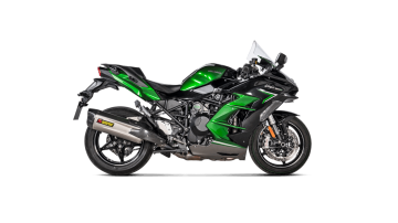 Kawasaki Ninja H2 SX 2021-2025 Akrapovic Slip On Egzoz Titanyum