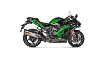Kawasaki Ninja H2 SX 2021-2026 Akrapovic Slip On Egzoz Titanyum