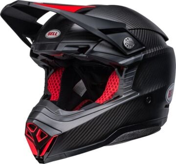 Bell Moto-10 Mıps Spherical Satin Gloss Karbon Motocross Kapalı Kask