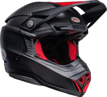 Bell Moto-10 Mıps Spherical Satin Gloss Karbon Motocross Kapalı Kask