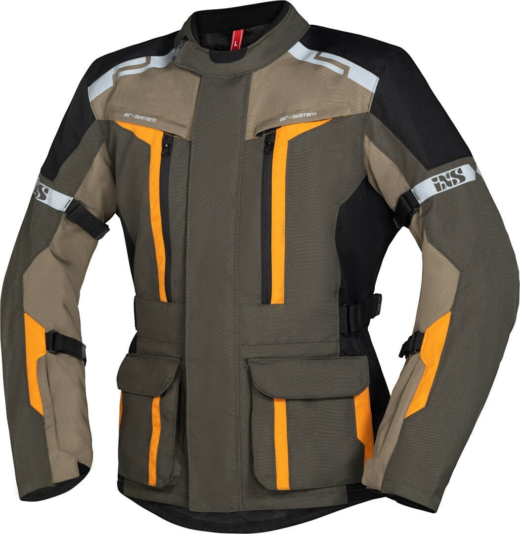 IXS Evans-ST 2.0 Waterproof Touring Motosiklet Ceket Kahverengi
