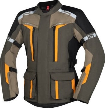 IXS Evans-ST 2.0 Waterproof Touring Motosiklet Ceket Kahverengi