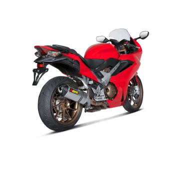 Honda Vfr 800F 14-16 Slip-On Line (Titanium) Akrapoviç Egzoz