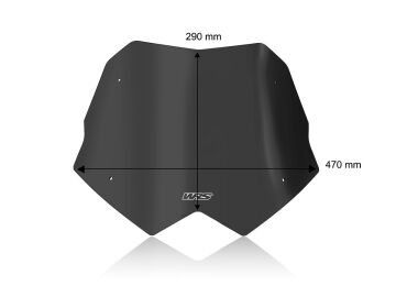 WRS Sport Ön Cam Koyu Füme Yamaha T-MAX 530 2012-2016