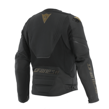 Dainese Racing 5 Black Gold Deri Ceket