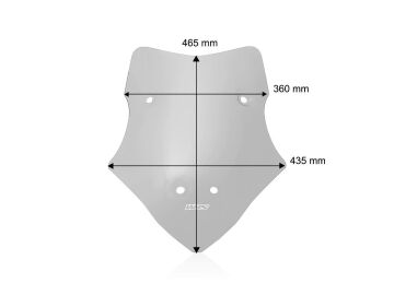 WRS Ön Cam Standard Füme Ducati Multistrada V4 / S / Sport / Rally / Pp / Rs 20-26