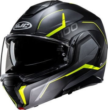 HJC i100 Lorix Çene Açılır Kask Sarı