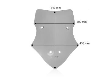 WRS Ön Cam Standard Plus Füme Ducati Multistrada V4 / S / Sport / Rally / Rs 20-26