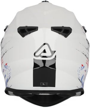Acerbis Linear 2024 Graphic Motocross Kask Beyaz