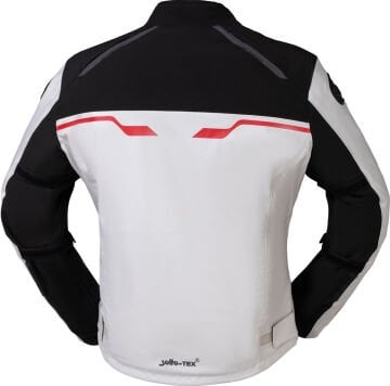 IXS Hexalon-ST Waterproof Motosiklet Ceket Siyah-Beyaz-Kırmızı