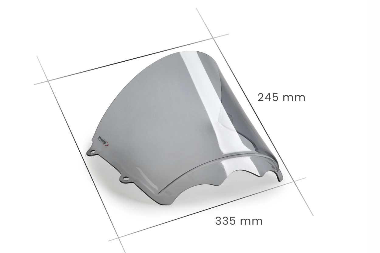 BMW M1000RR 2023-2025 Puig R-Racer Ön Cam Füme