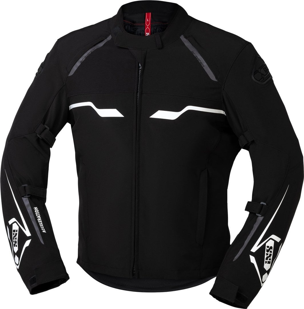 IXS Hexalon-ST Waterproof Motosiklet Ceket Siyah-Beyaz