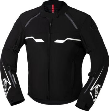 IXS Hexalon-ST Waterproof Motosiklet Ceket Siyah-Beyaz