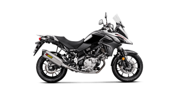 Suzuki V-Strom 650 2017-2024 Akrapovic Egzoz Slip-On Titanyum