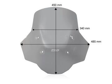 WRS Ön Cam Standard Dark Plus Füme No Radar BMW R 1300 GS 2023-2026