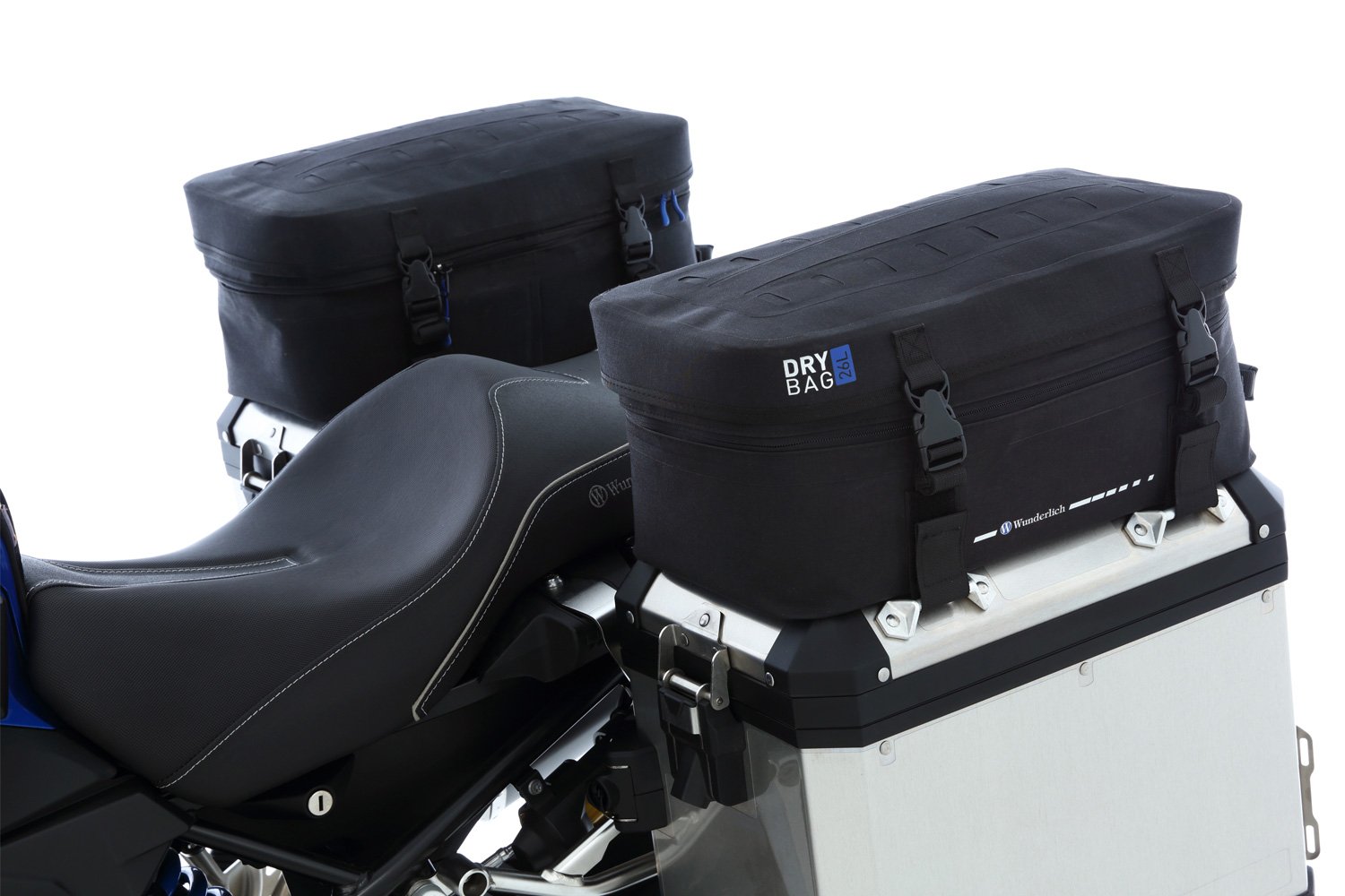 BMW R 1300 GS ve GS Adventure Wunderlich Üst Çanta ELEPHANT DRYBAG - Sol - Siyah