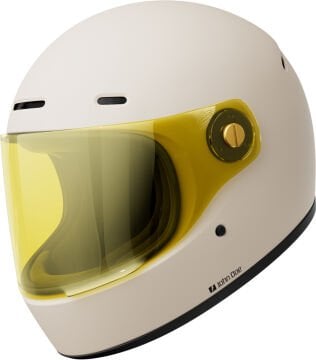 John Doe JD/One Kapalı Kask Mat Beyaz
