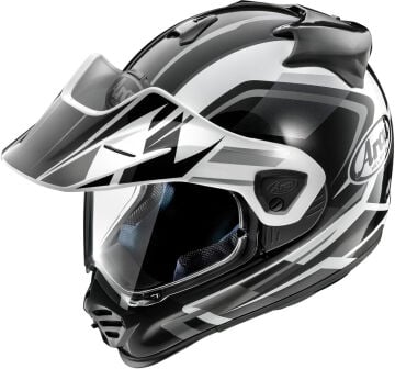 Arai Tour-X5 Discovery Motocross Kapalı Kask Beyaz-Gri-Siyah