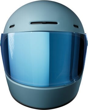 John Doe JD/One Kapalı Kask Mat Mavi