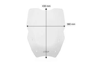 WRS Ön Cam Caponord Şeffaf With Radar BMW R 1300 GS 2023-2026
