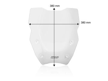 WRS Tur Tipi Ön Cam Şeffaf With Radar BMW R 1300 GS Adventure 2024-2026