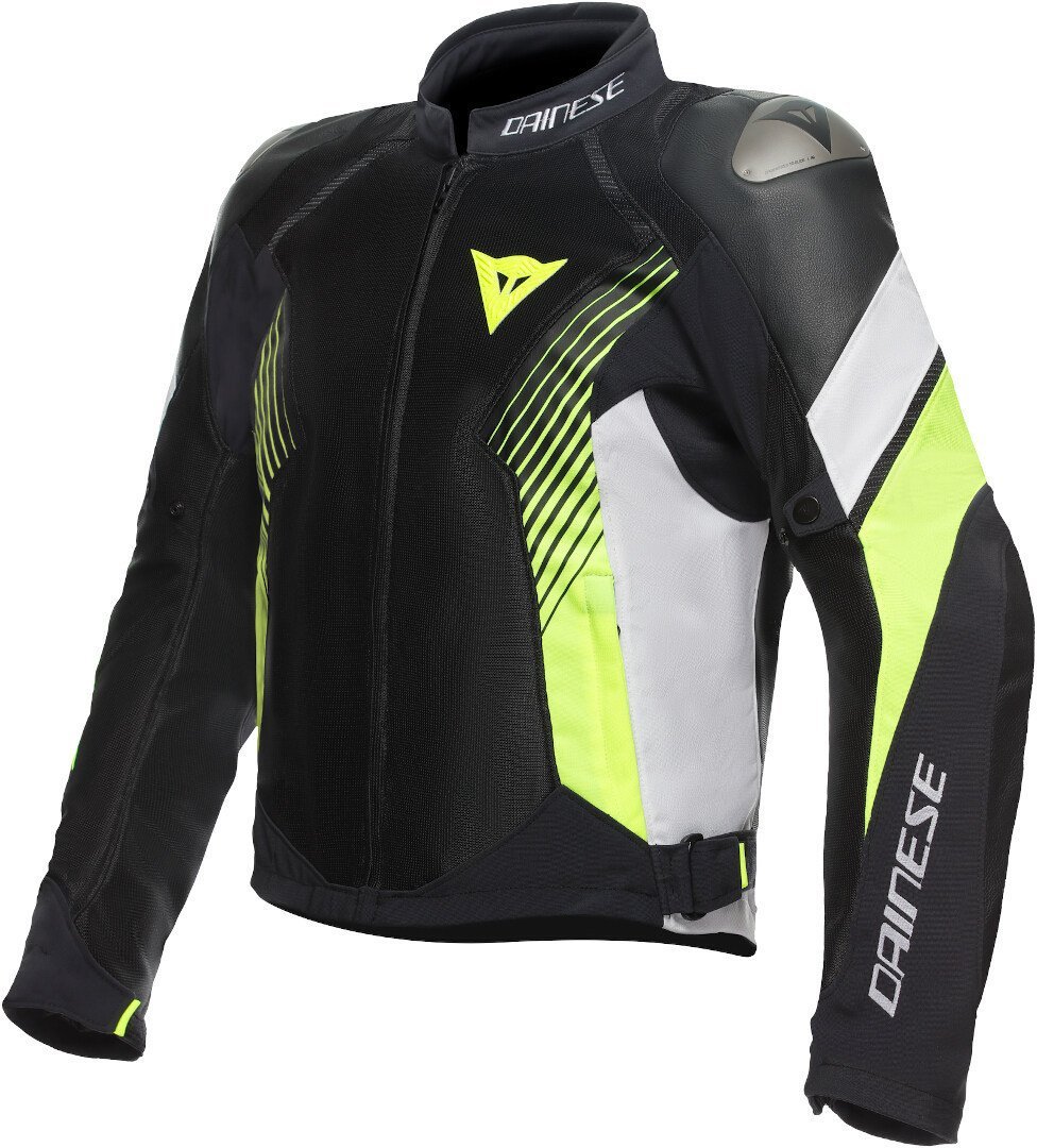 Dainese Super Rider 2 Absoluteshell Motosiklet Tekstil Ceket Siyah-Sarı