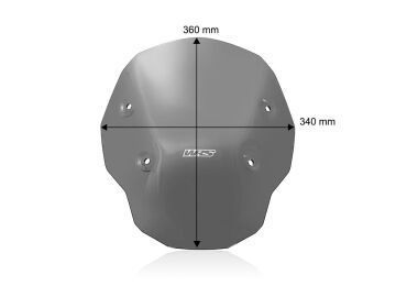 WRS Ön Cam Enduro Koyu Füme No Radar BMW R 1300 GS Adventure 2024-2026