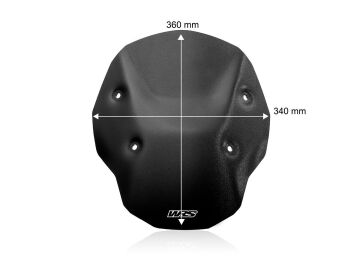 WRS Ön Cam Enduro Siyah Matte No Radar BMW R 1300 GS 2023-2026