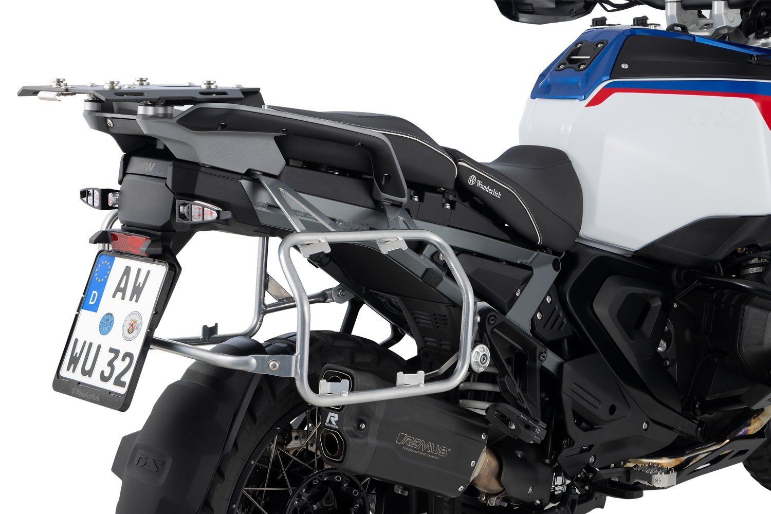 BMW R 1300 GS ve GS Adventure Wunderlich uniRack Kasa Demiri - Paslanmaz Çelik