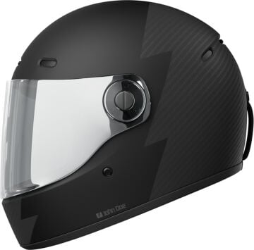 John Doe JD/One Signature Kapalı Kask Mat Siyah-Karbon