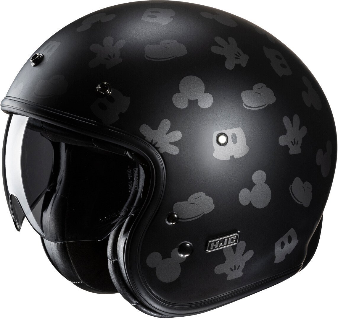 HJC V31 Disney Mickey Retro Jet Kask Siyah/Gri