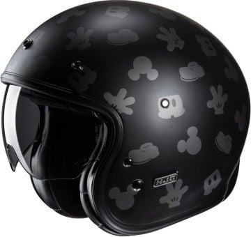 HJC V31 Disney Mickey Retro Jet Kask Siyah/Gri