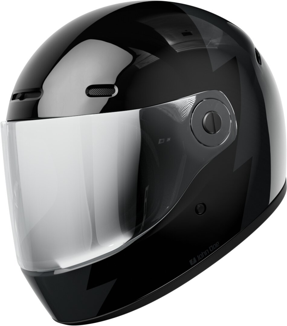 John Doe JD/One Signature Kapalı Kask Siyah-Gri