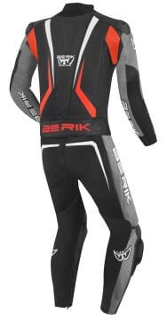 Berik Absolute GP2 2-Parça Deri Tulum Siyah-Gri-Kırmızı