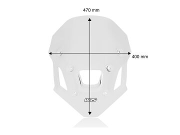 WRS Tur Tipi Ön Cam Şeffaf Honda Crf 1100 L Africa Twin 2024-2026