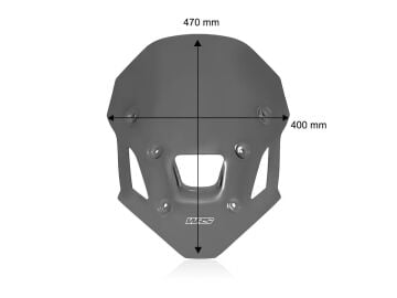 WRS Tur Tipi Ön Cam Koyu Füme Honda Crf 1100 L Africa Twin 2024-2026