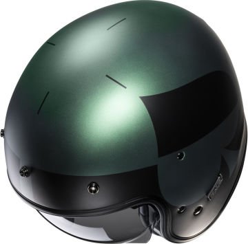 HJC V31 Kuz Retro Jet Kask Yeşil